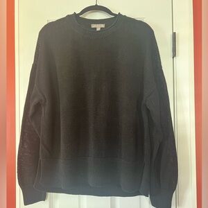 J CREW COTTON-LINEN OVERSIZED SWEATER | XL